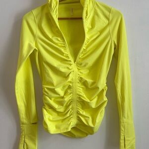Free People half zip activewear Top. As new. Size x-small